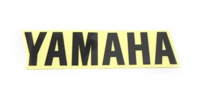Yamaha front fender writing