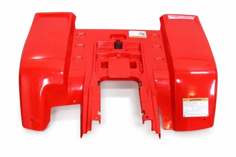 Red rear fender 2009