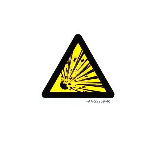 Rear aid sticker