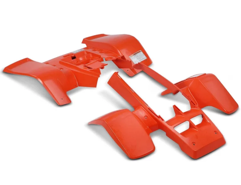 Orange front and rear plastic body kit for Yamaha Banshee YFZ350